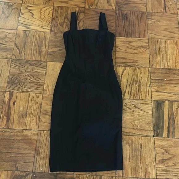 black 4t dress Casual Hooded Knee Length Black Dress  Metamorphoza